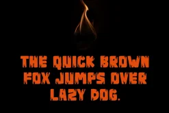 Treaks Firego - Fire Typeface Font