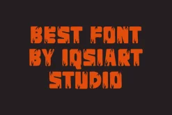 Treaks Firego - Fire Typeface Font