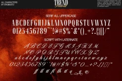 Trend Polaroid - Font Duo