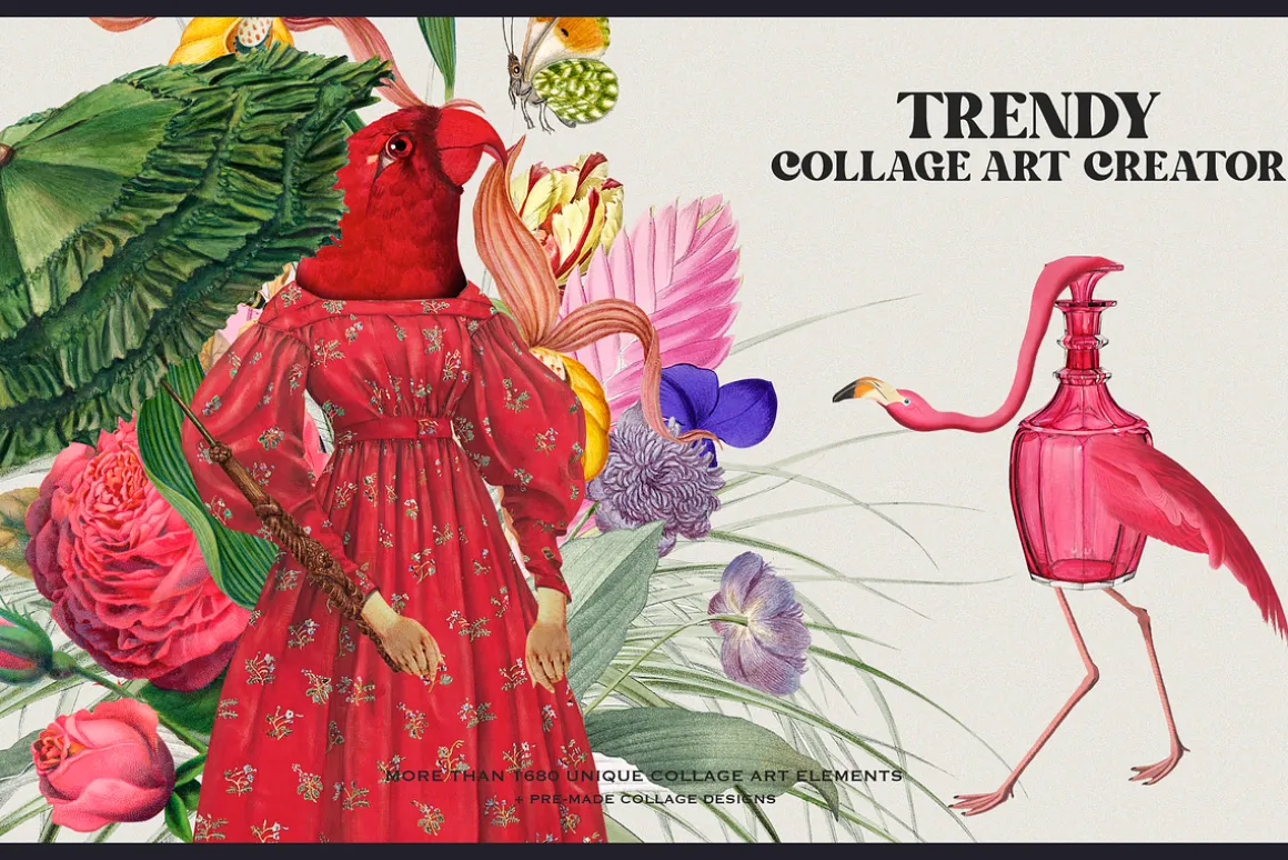 1680+ Trendy Collage Art Creator