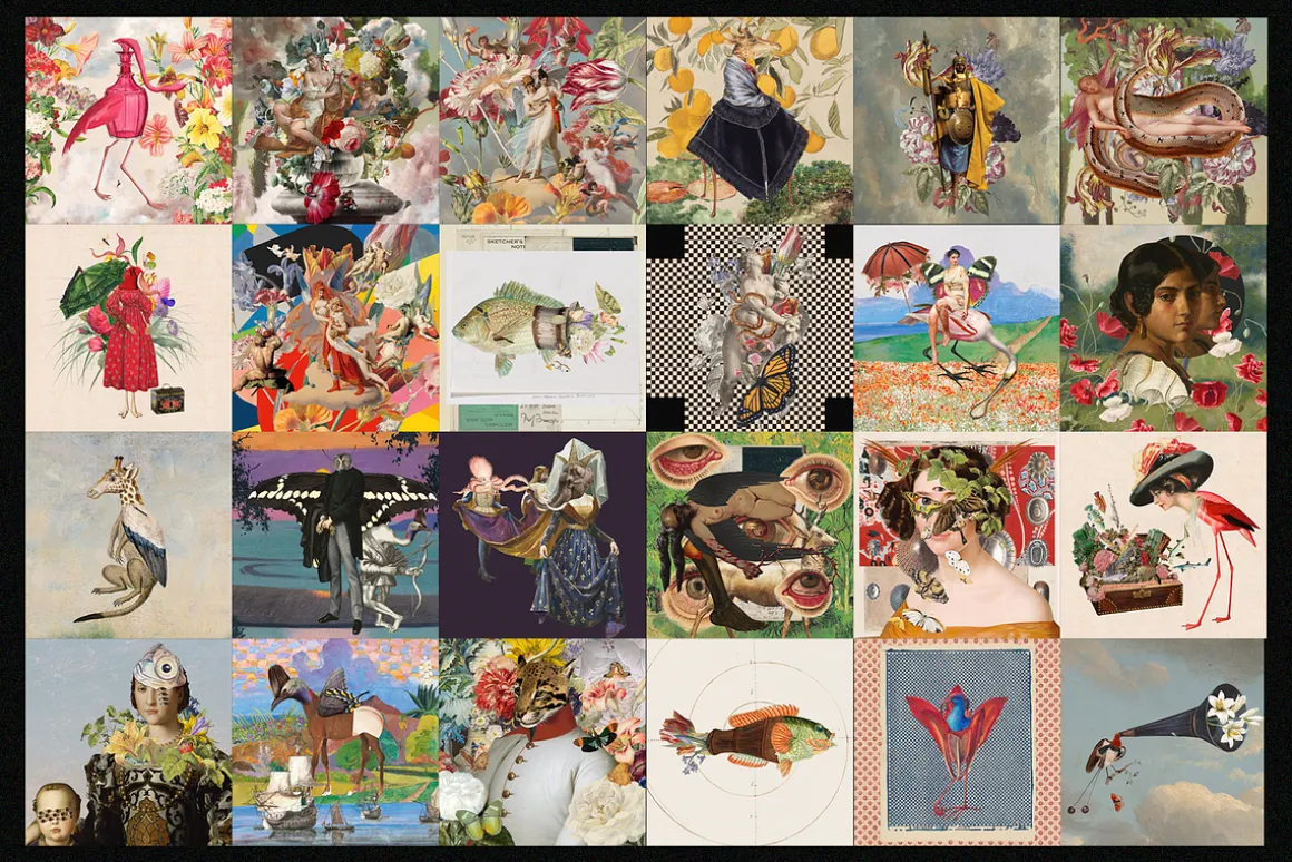 1680+ Trendy Collage Art Creator