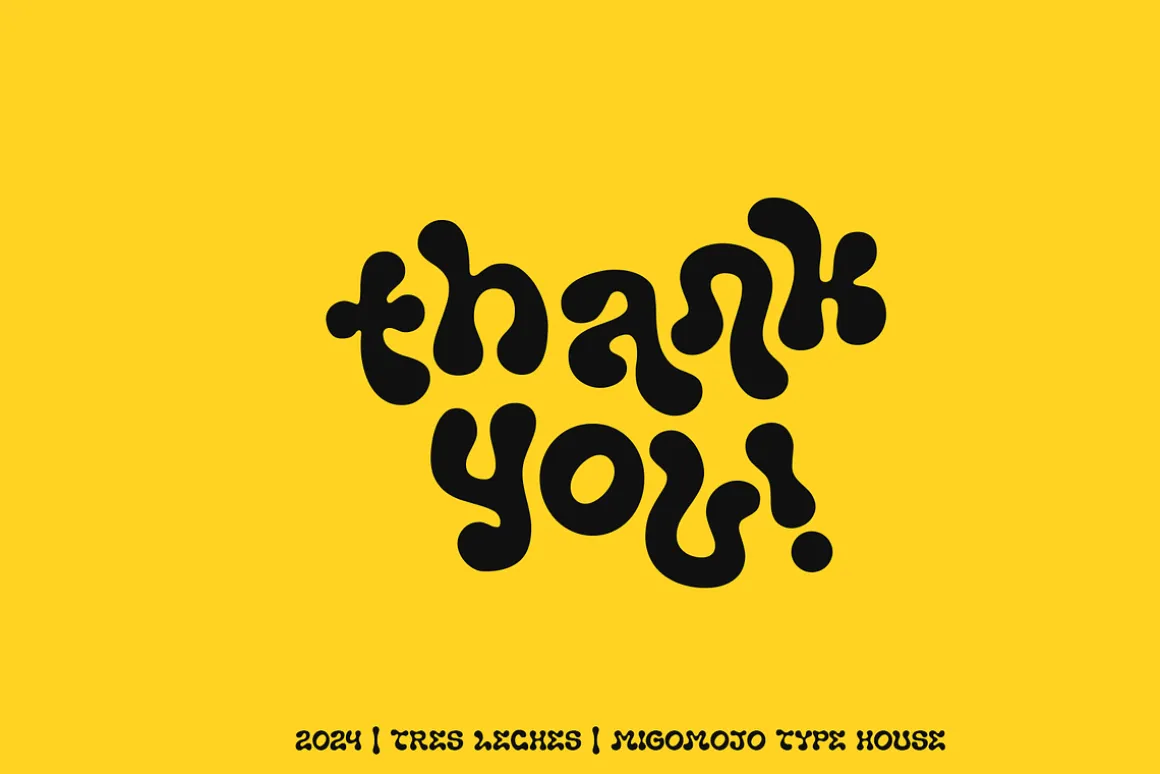 Tres Leches Typeface