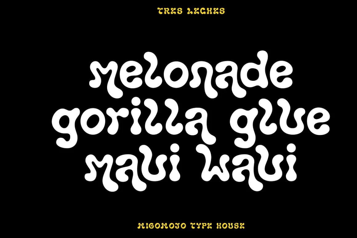 Tres Leches Typeface