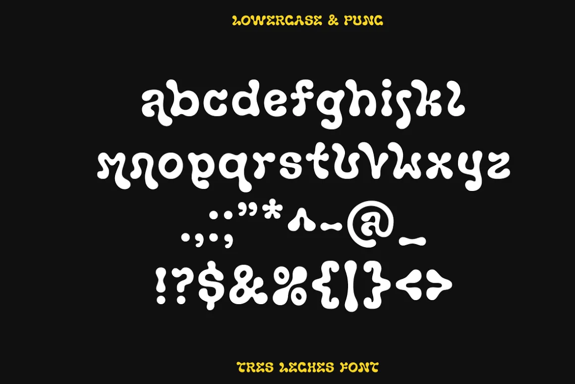 Tres Leches Typeface