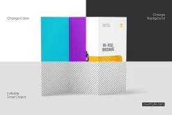 Tri-Fold Brochure Mockup Set