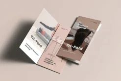Tri-Fold DL Brochure Mock-up