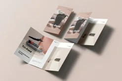 Tri-Fold DL Brochure Mock-up