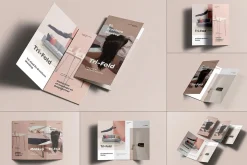 Tri-Fold DL Brochure Mock-up