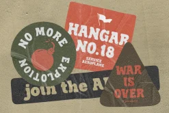 Troops - Vintage Display Font