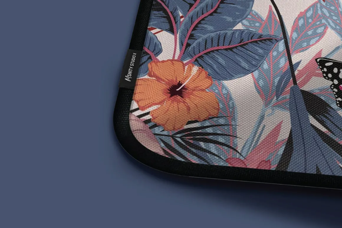 Tropical Peach seamless pattern