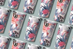 Tropical Peach seamless pattern