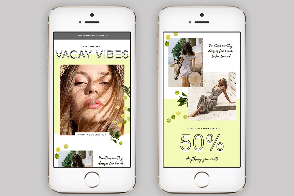 Tropical Fashion Email Template