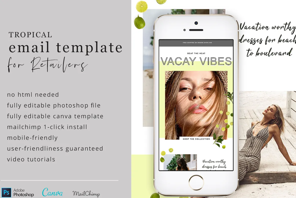 Tropical Fashion Email Template