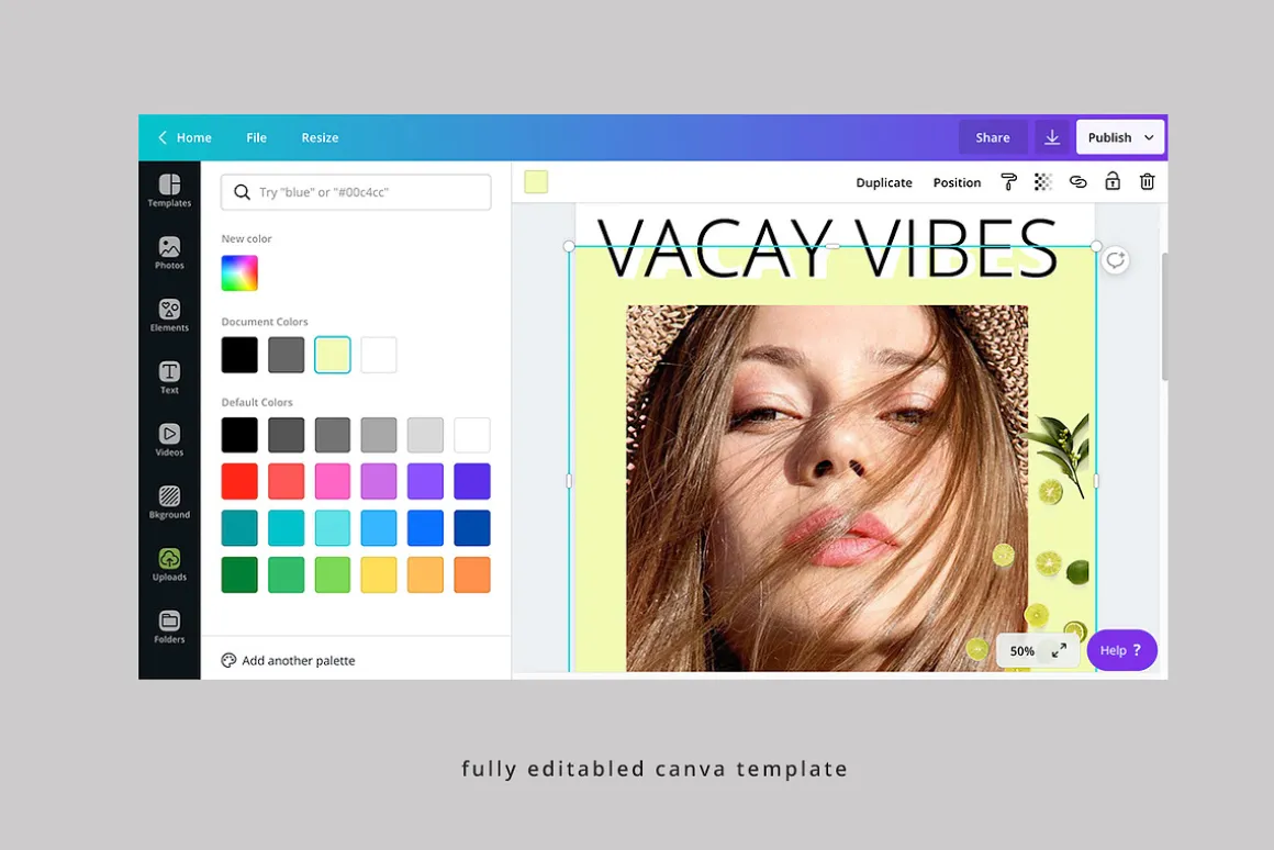 Tropical Fashion Email Template