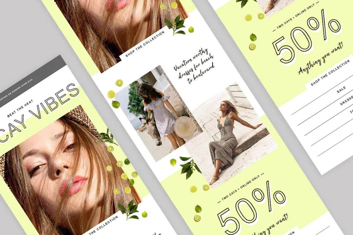 Tropical Fashion Email Template