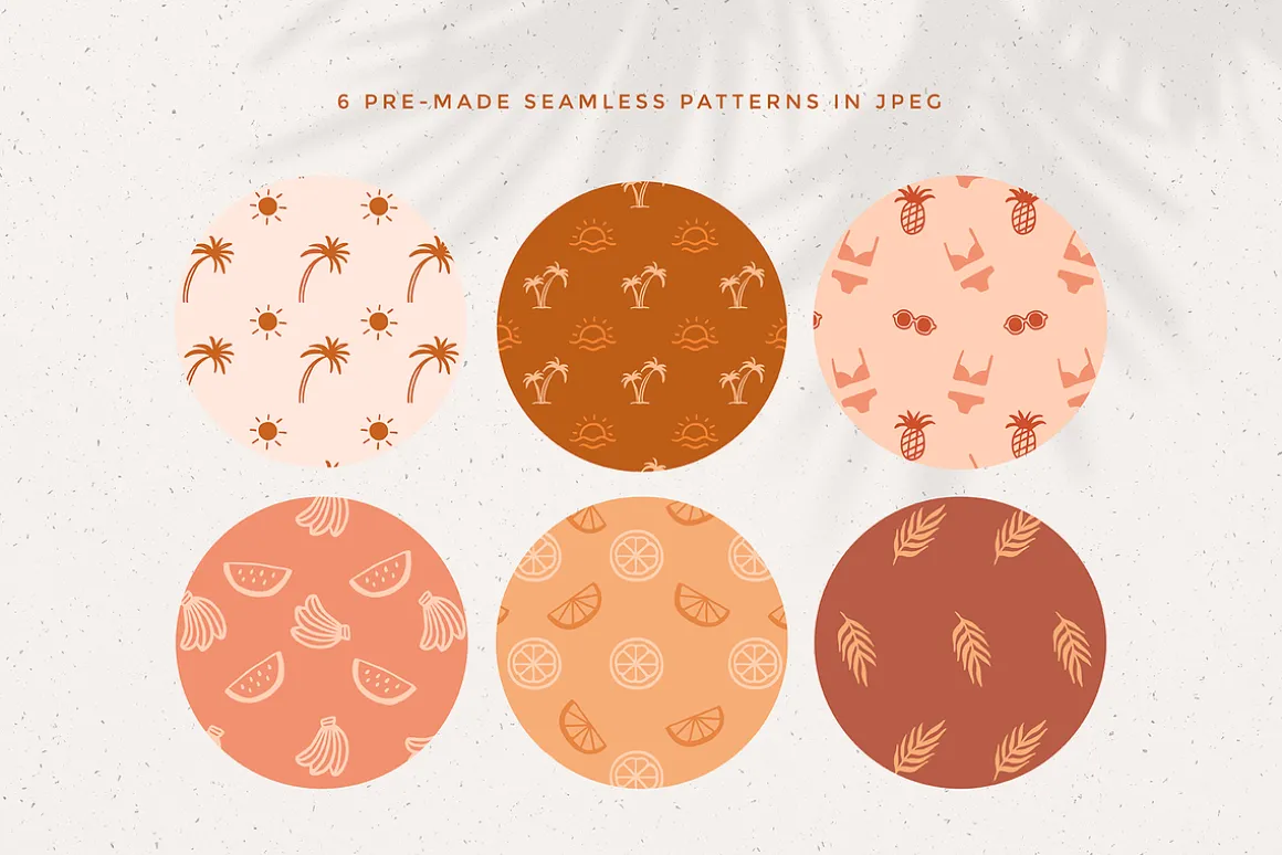 Tropical Summer Illustration Set