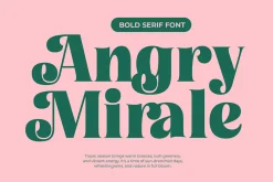 Tropic Fresh Bold Vintage Serif