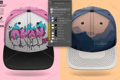 Trucker Cap Mockup – Front View