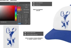 TRUCKER HAT - MOCKUP