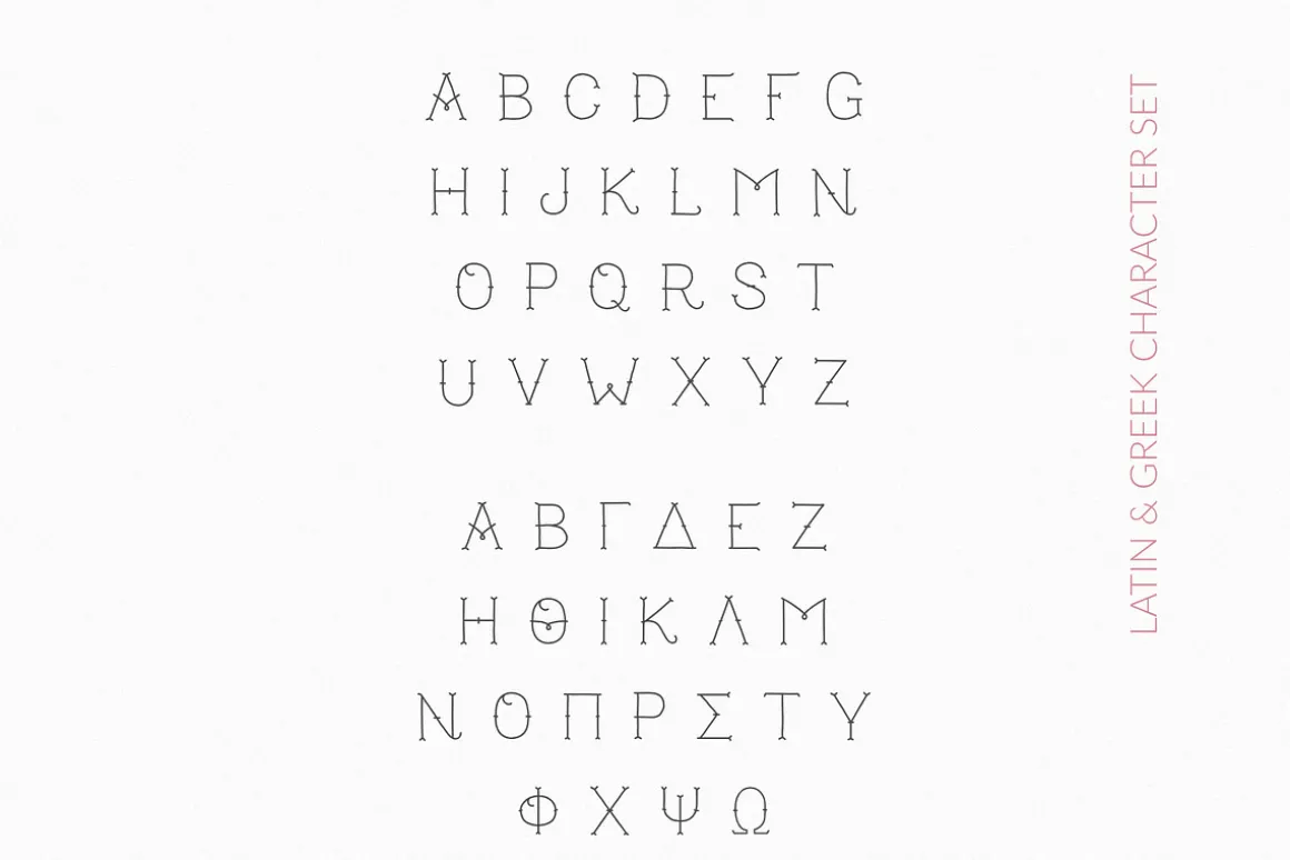 True Mama Cyrillic Typeface Greek