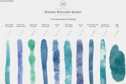 True Watercolor Procreate Brushes