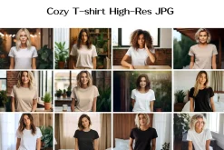 100 T-shirt Mockup Bundle