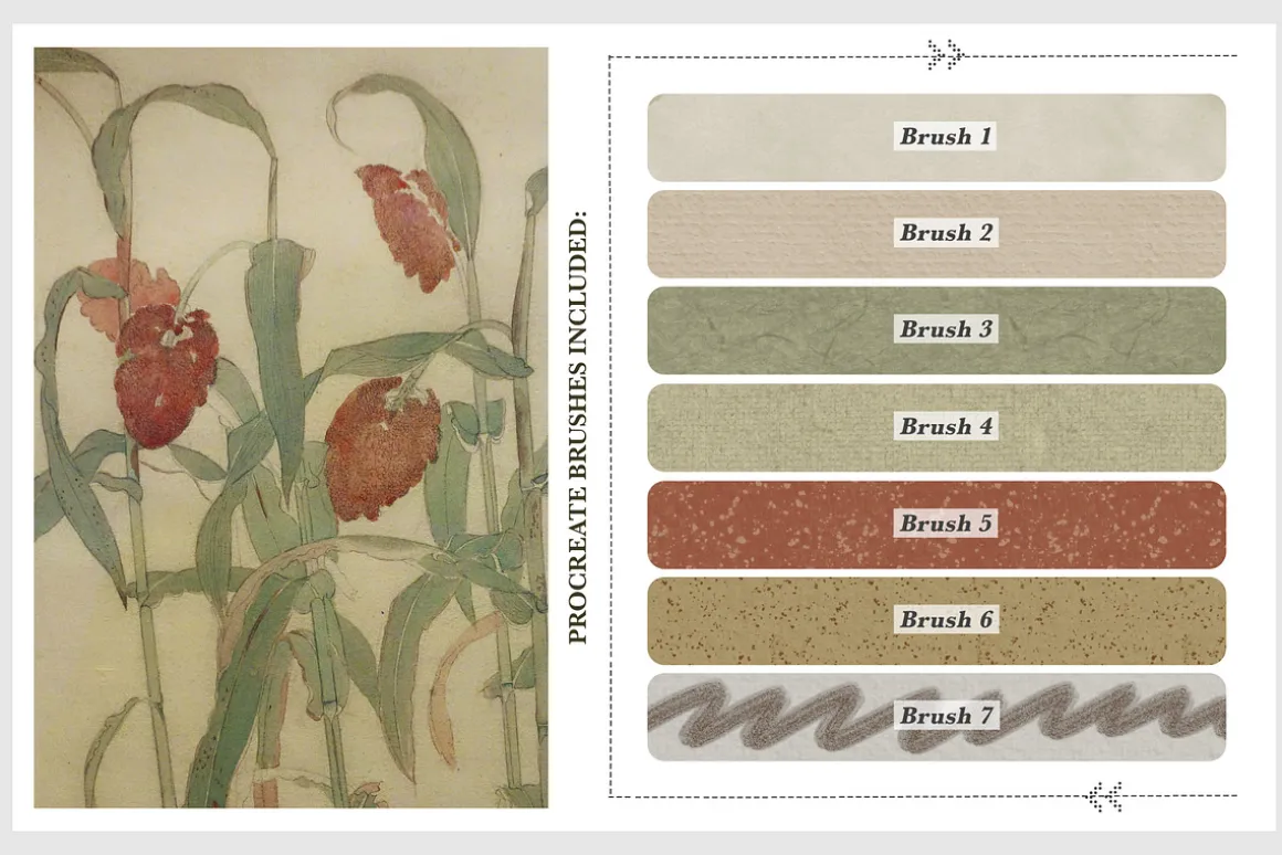 Tsuchida Bakusen Procreate Kit