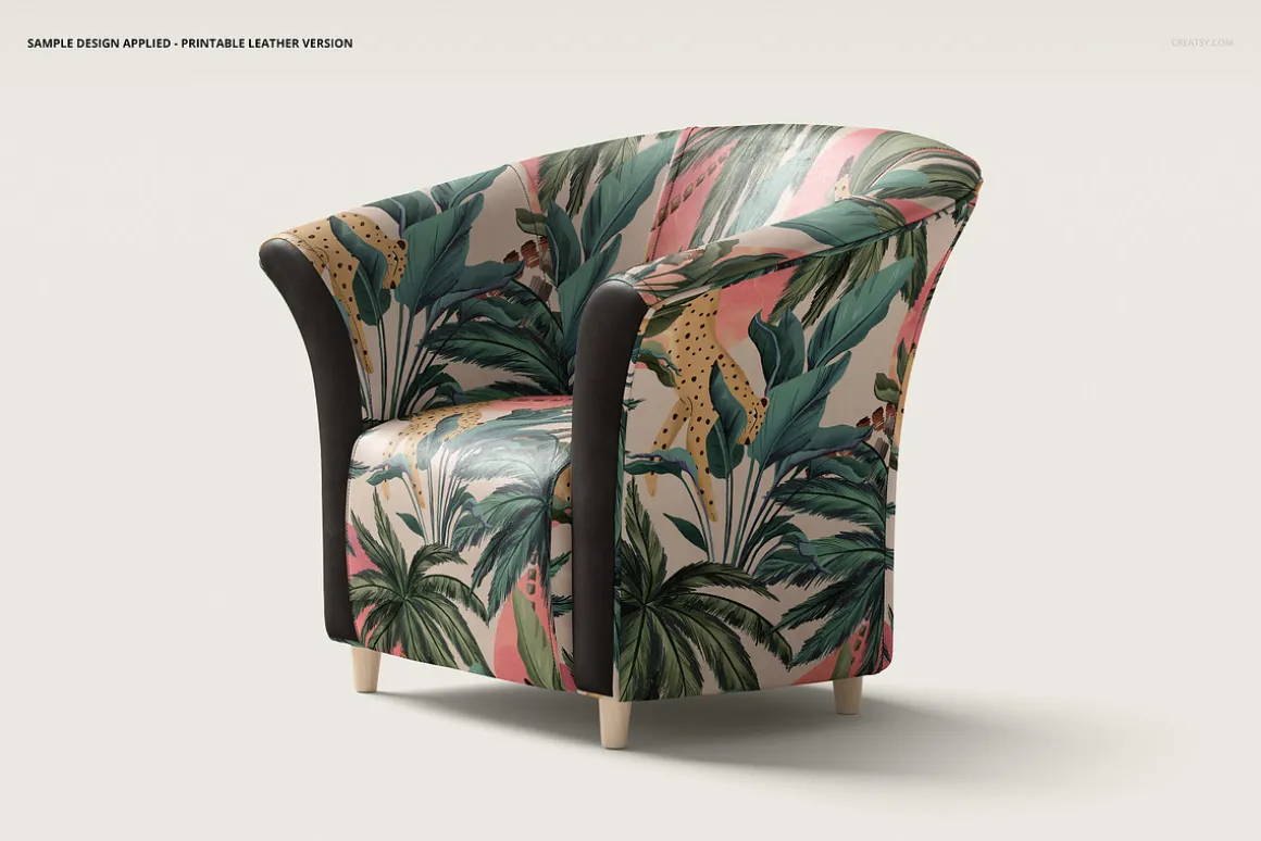Tub Armchair Mockup Set
