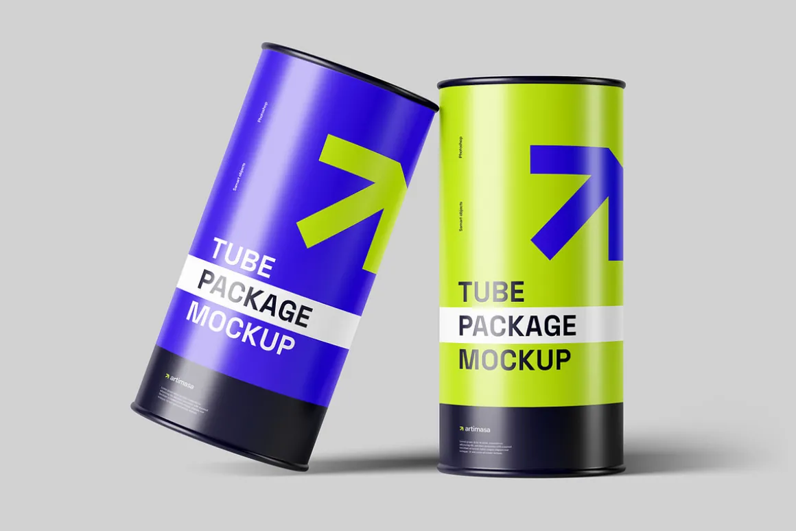 Tube Packaging Mockups