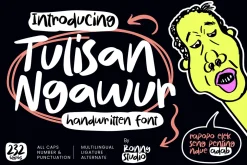 Tulisan Ngawur Playful Handwritten