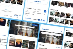 TuneTrove - Music Player Landing Pag