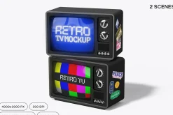 TV Mockup 2 Views