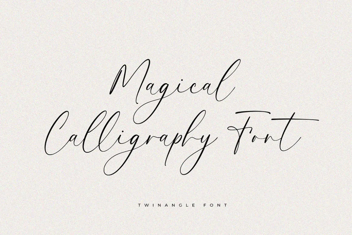 Twinangle Calligraphy Font