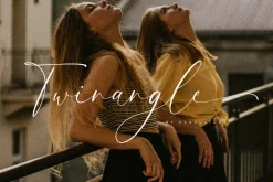 Twinangle Calligraphy Font