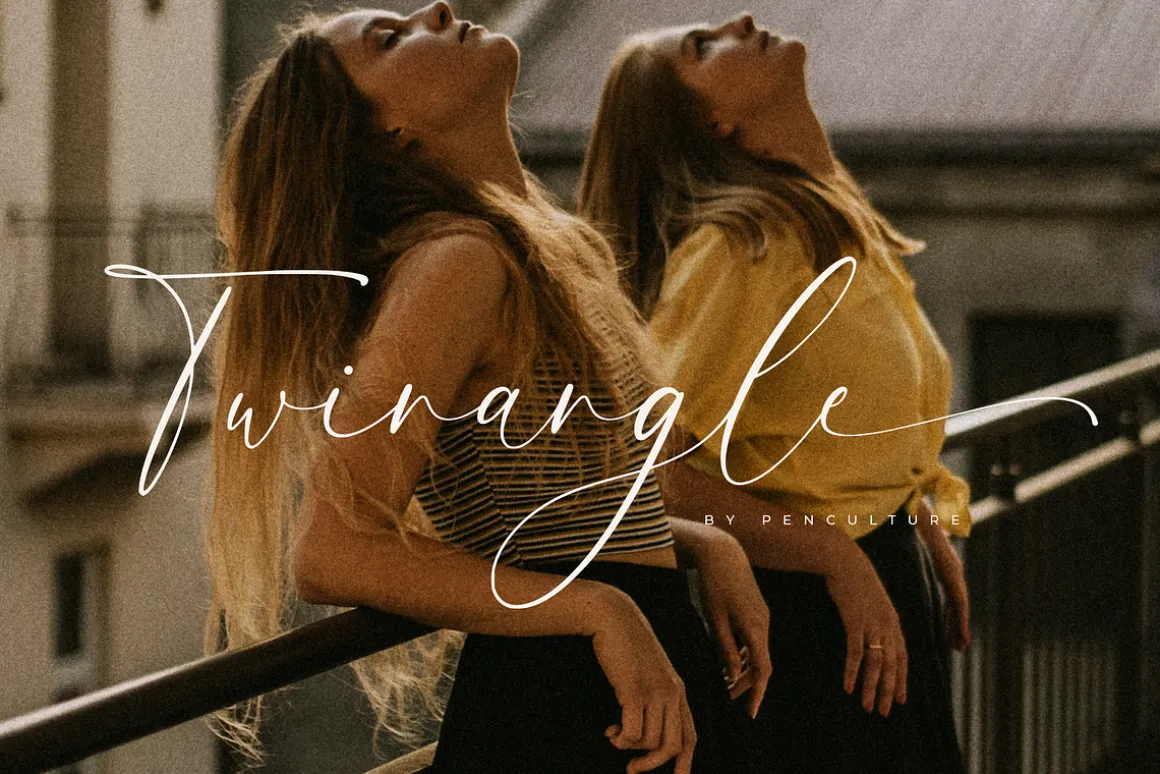 Twinangle Calligraphy Font