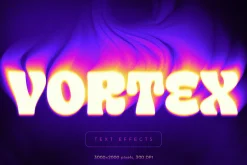 Twisted Halftone Text Effects