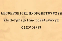 Typewriter Font