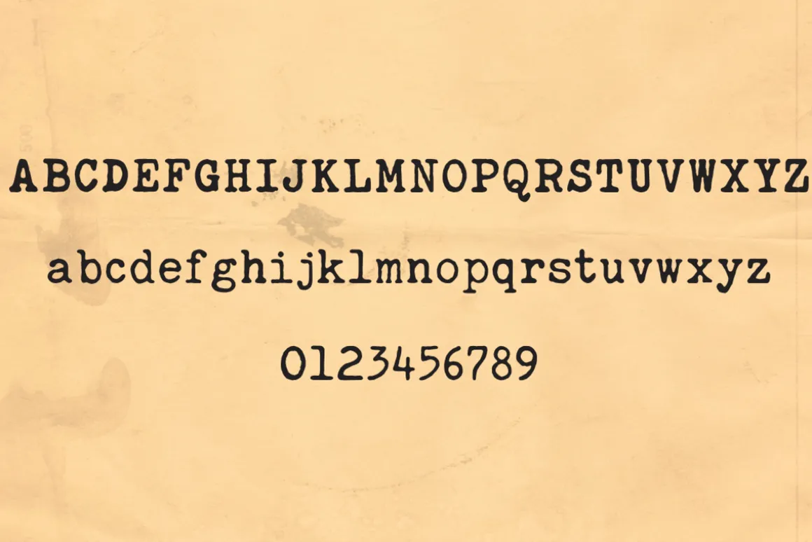 Typewriter Font