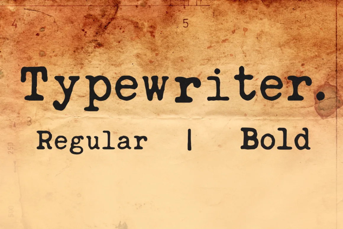 Typewriter Font