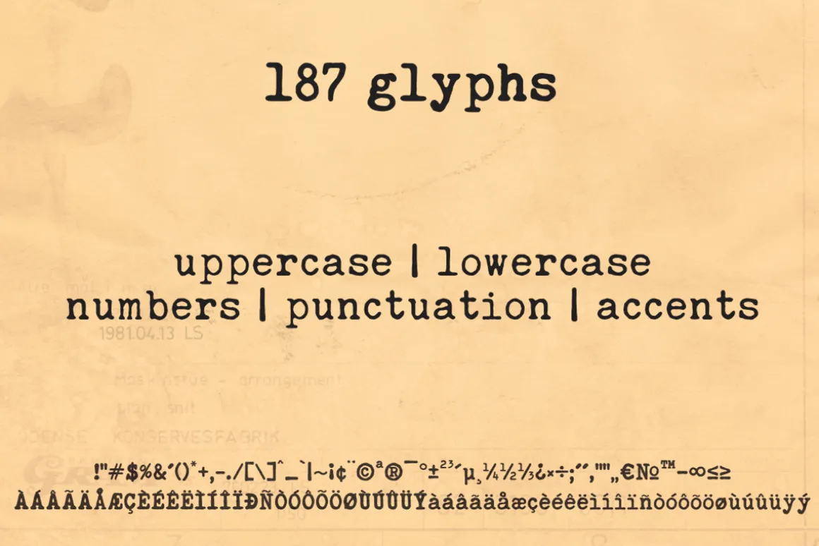 Typewriter Font