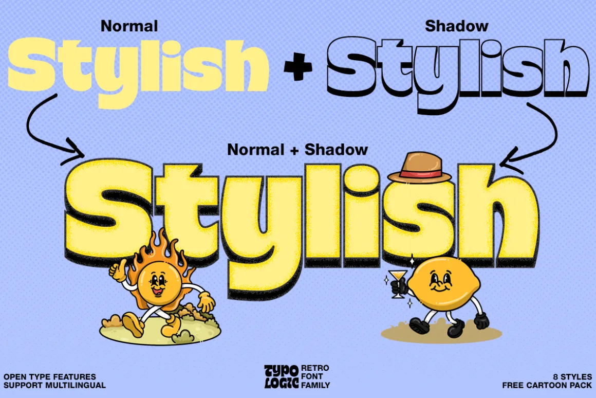 Typologic - Cartoon Family + Assets