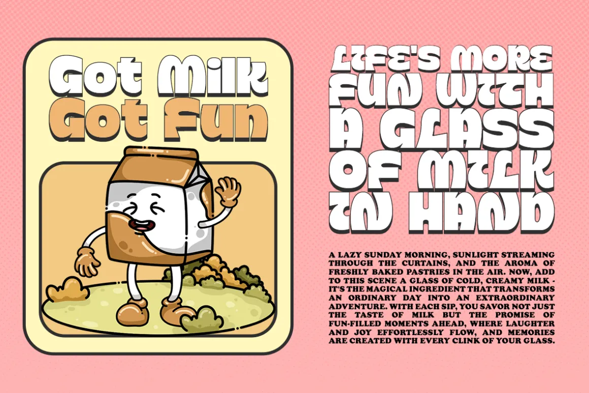 Typologic - Cartoon Family + Assets