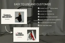 UGC Portfolio Canva website