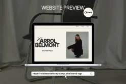 UGC Portfolio Canva website