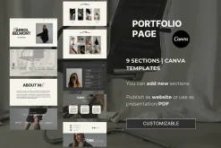 UGC Portfolio Canva website