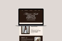 UGC Portfolio Canva Website Template