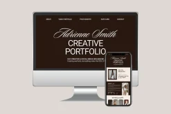 UGC Portfolio Canva Website Template