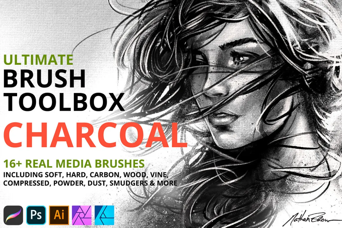Ultimate Brush Toolbox – Charcoal
