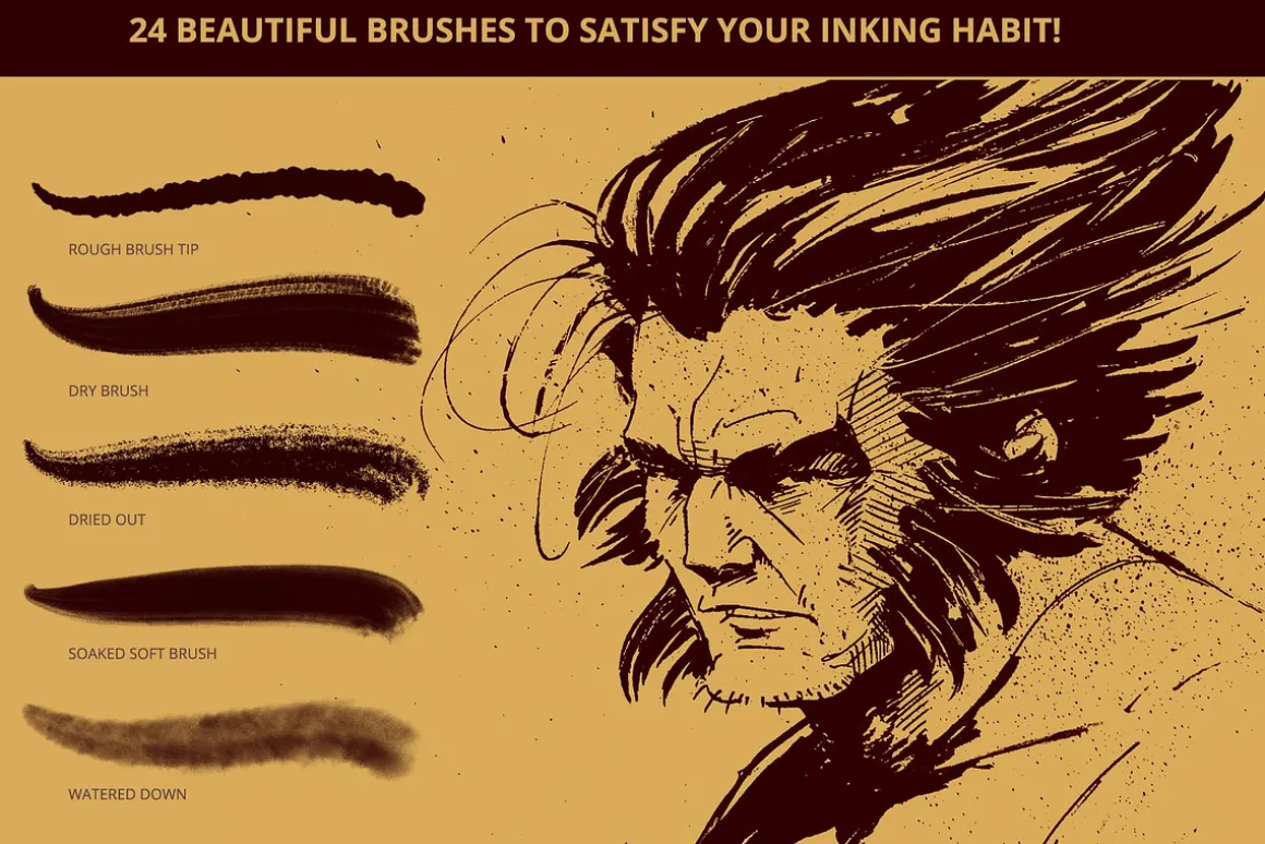 Ultimate Brush Toolbox – Ink Brushes
