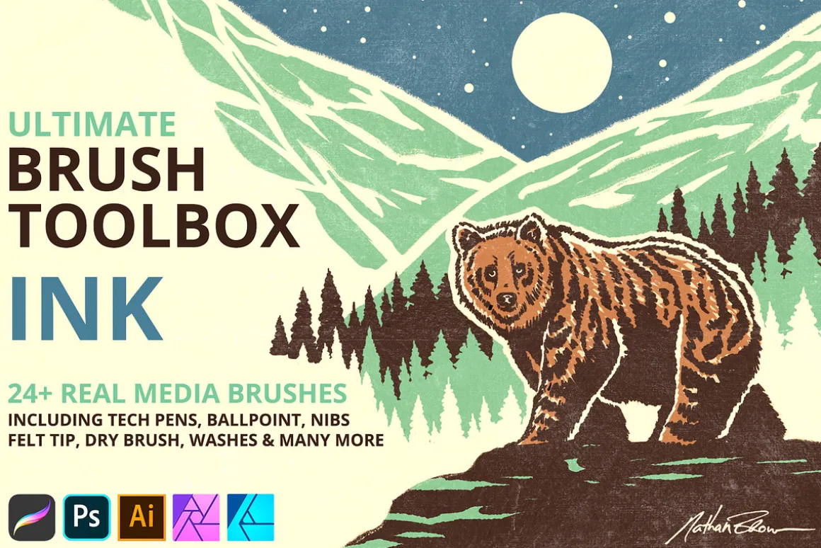 Ultimate Brush Toolbox – Ink Brushes